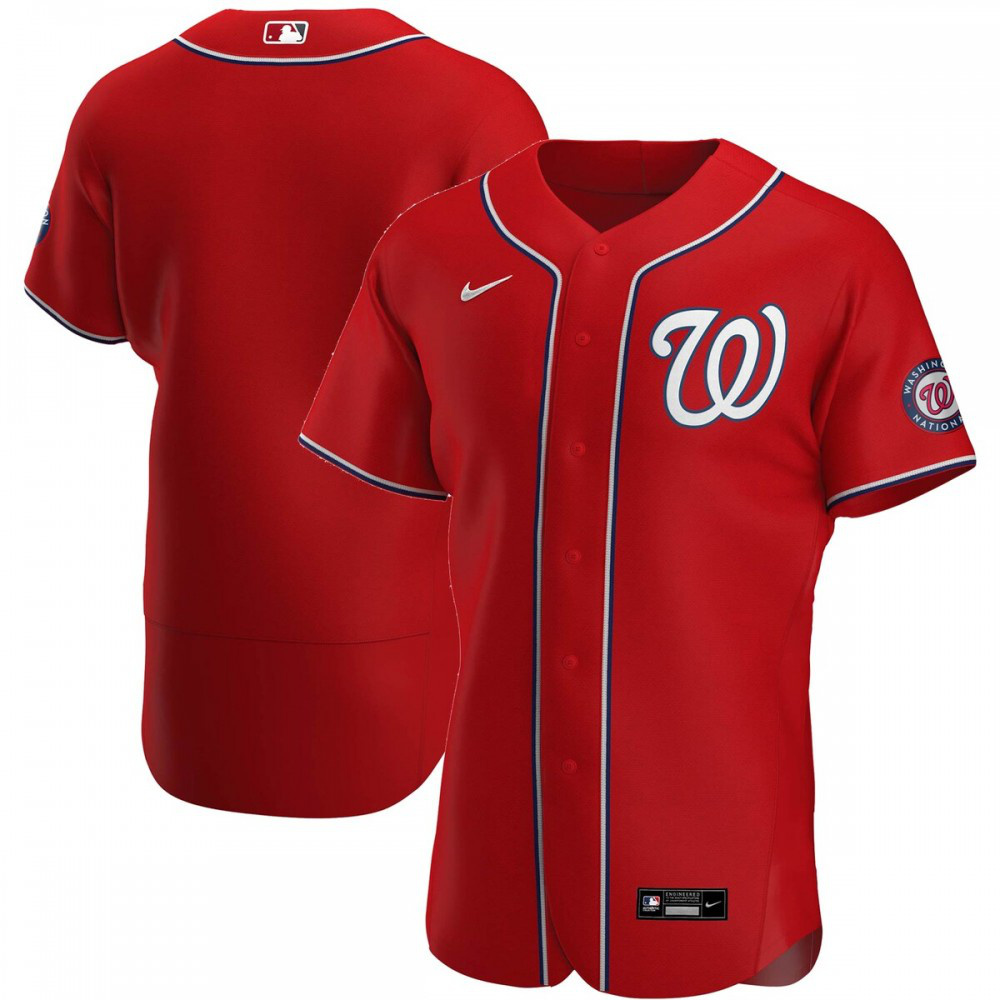 Washington Nationals Alternate Authentic Team Jersey - Red-Pro Kit Vault | Brand New 26/27 Sports Jerseys